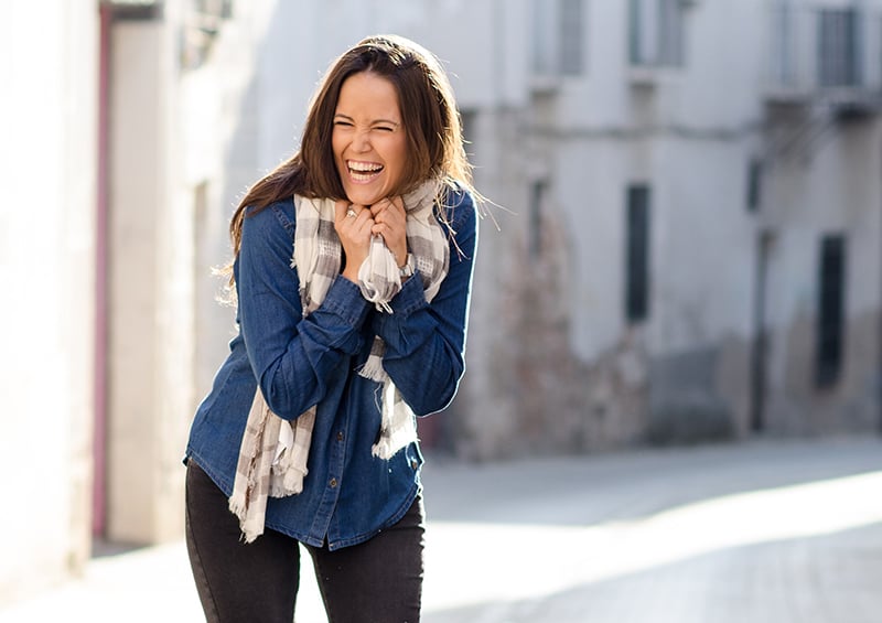 smiling woman