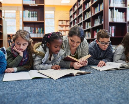 Middle School Teacher Showing Leadership