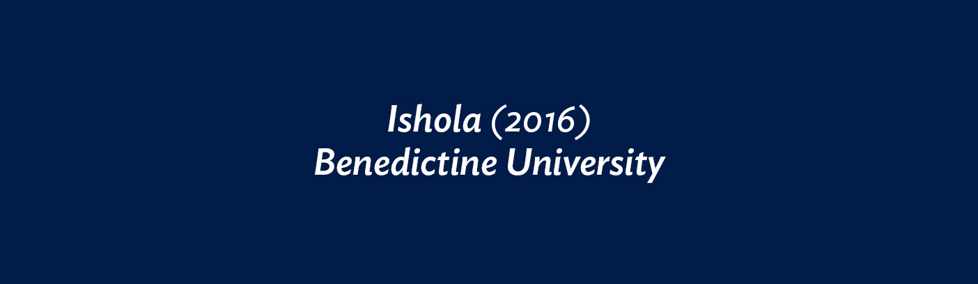 Ishola (2016) Benedictine University