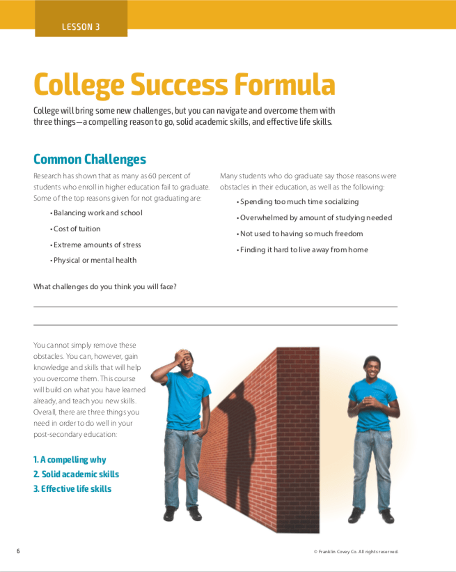 College readiness lesson3